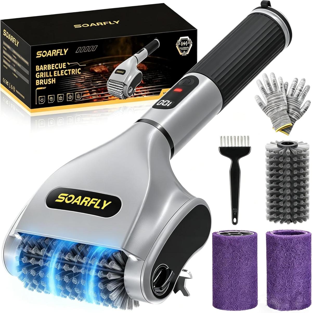 Soarfly electric grill bursh